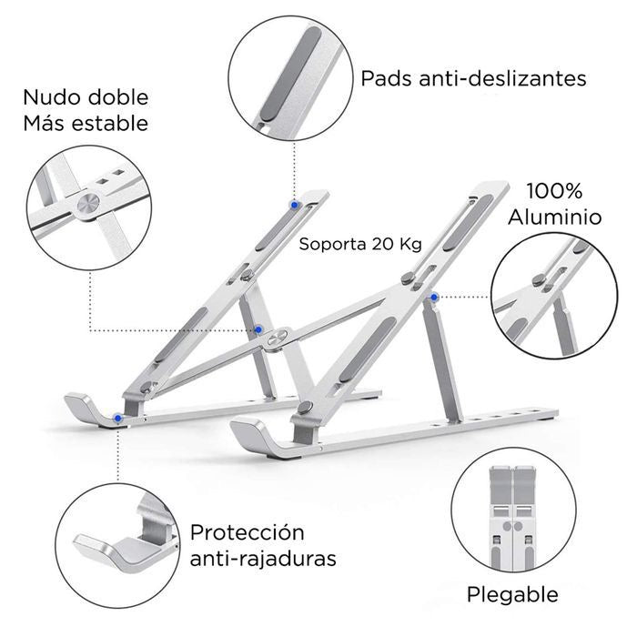 Soporte de Aluminio premiun.