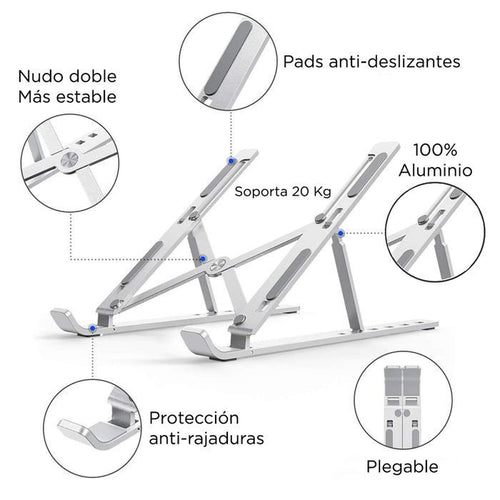 Soporte de Aluminio premiun.